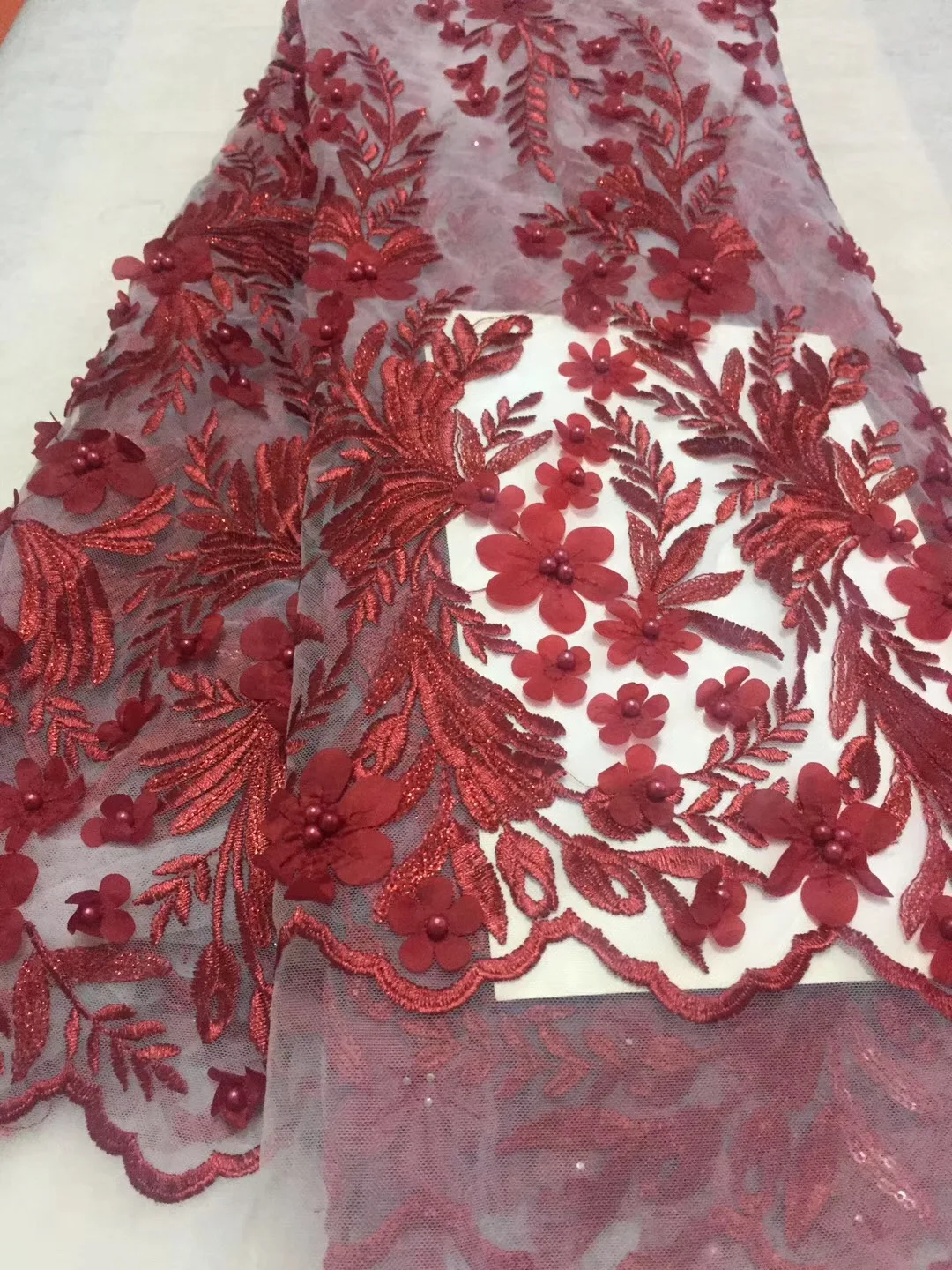 

Нигерийские кружева, Очаровательная вышитая ткань, нигерийское кружево высокого качества для свадебного платья CD1822