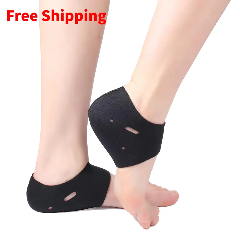 

2Pcs=1Pair Plantar Fasciitis Heel Socks Anti-Crack Elastic Cloth For Achilles Tendonitis Calluses Spurs Cracked Foot Pain Relief