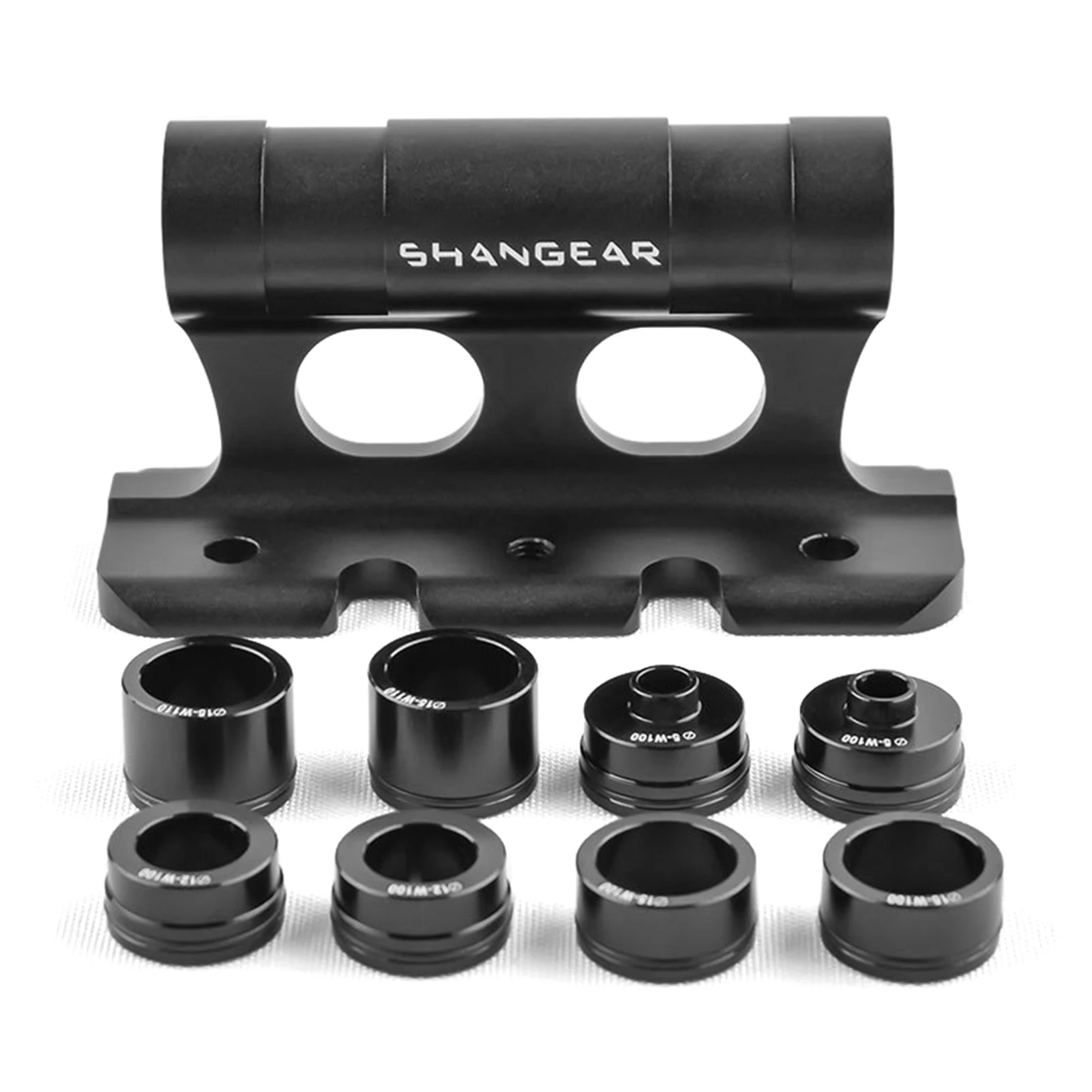 Bike Front Fork Mount with 4 Sizes Adapter Quick Release Fork Mount