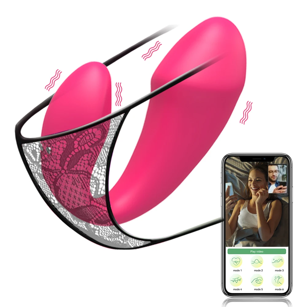Sex Spielzeug Bluetooths Dildo Vibrator für Frauen Drahtlose APP Fernbedienung Tragen Vibrierende Ei Höschen Fern Sex Spielzeug Paar 1