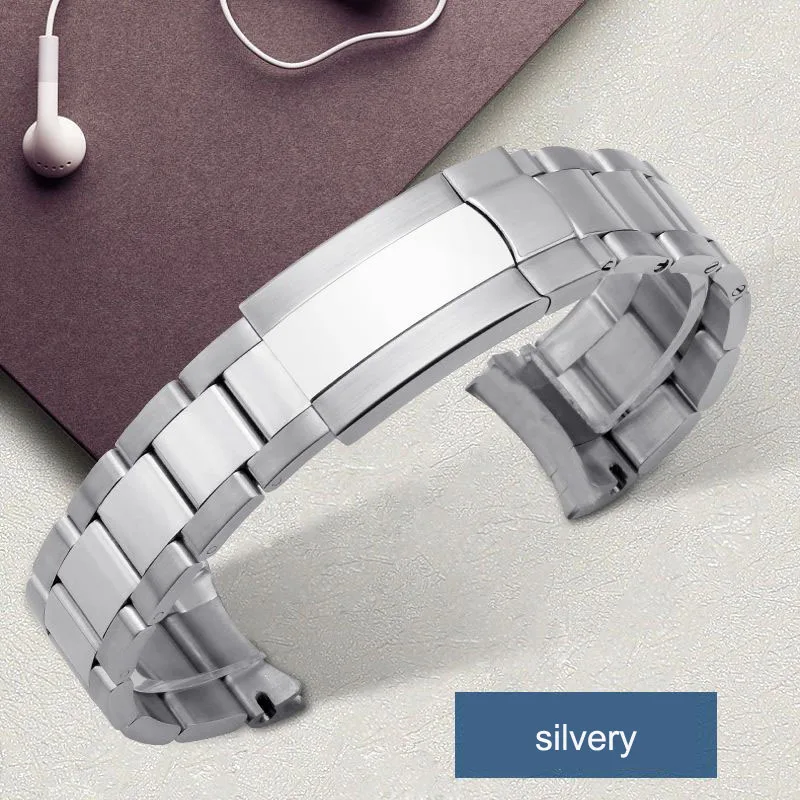 Cinturino Per Orologio Da Uomo In Acciaio Inossidabile 904L Per Rolex Oyster Perpetual Datejust Daytona Submariner Cinturino Per Orologio Di Lusso 20M