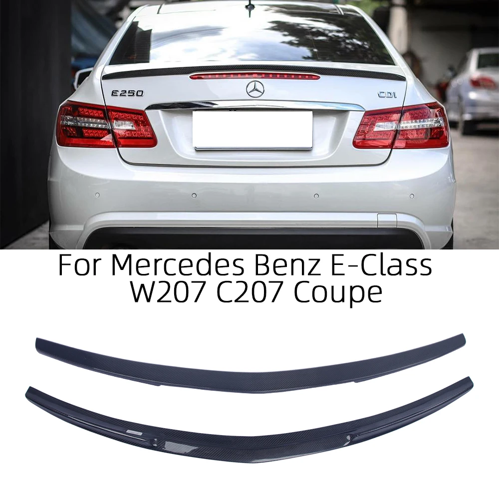 

For Mercedes-Benz E-Class W207 C207 2Door Coupe AMG Style Carbon Fiber Rear Spoiler Trunk Wing 2009-2019 FRP honeycomb Forged