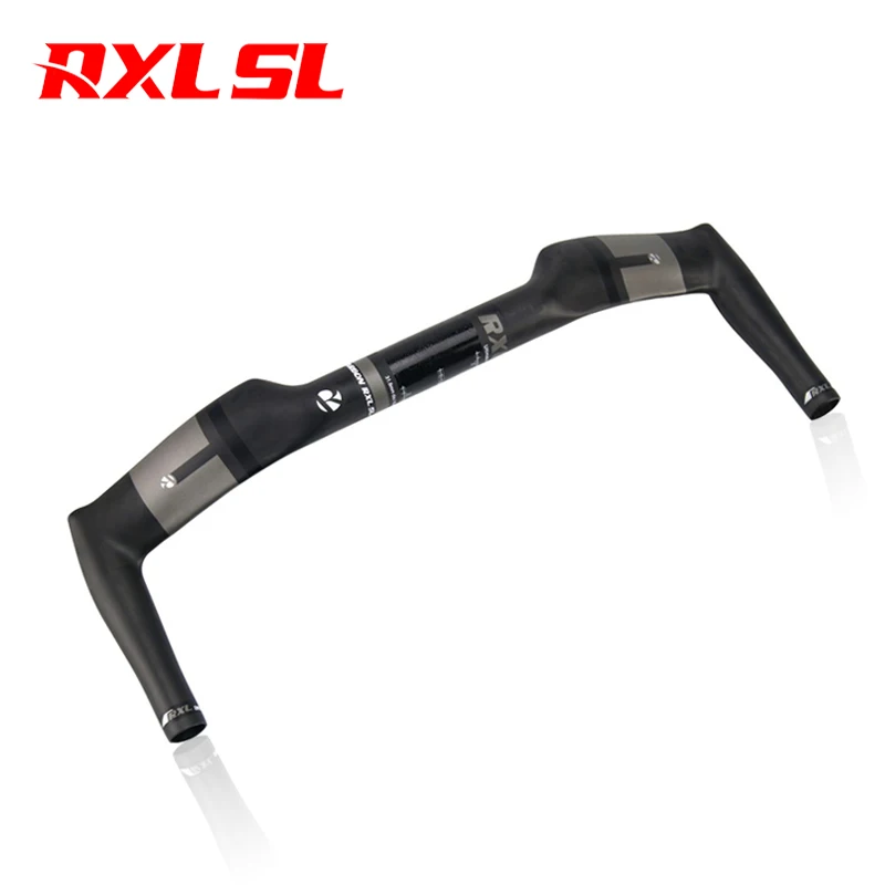 RXL SL Bicycle Black TT Bar Rest, Triathlon Handlebar Carbon Bike Bullhorn, UD Matte Glossy, Road Bicycle TT Handlebars