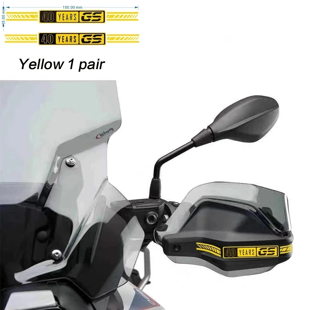 

40 YEARS GS Handguard Decal For BMW R1200GS LC R1250GS Adventure F850GS F750GS R 1200 1250 R1200 R1250 F 750 850 F750 F850 GS