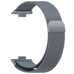 Elegant Magnetic Milanese Loop Metal Strap Bracelet for Huawei fit 5 5 pro (Gray)