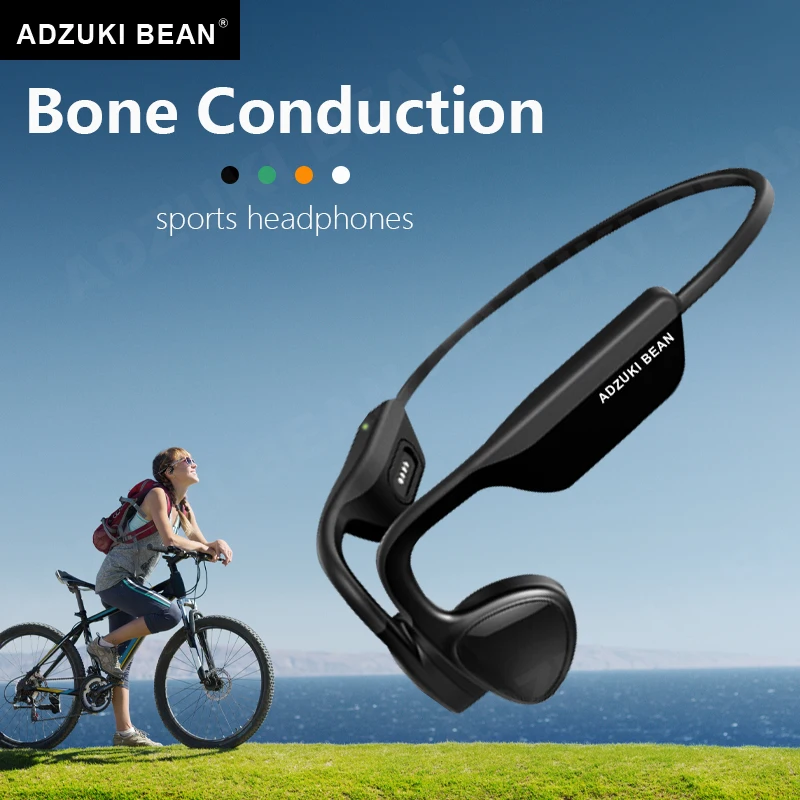 Adzuki bean Bone Conduction Earphone Sports Waterproof Bluetooth 5.0