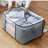 90L Large Storage Bags,Bins Foldable Closet Organizer Storage Containers with Durable Handles Thick Fabric for Clothing, Blanket 1