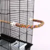 Bird Bite Toy Multi-color Parrot Standing Woven Rope Toy  Bird Chew Toy Bendable Pet Parrot Standing Perches  For Parakeet 5