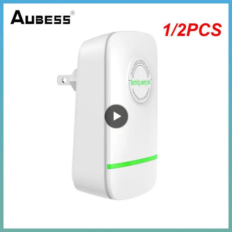 1 2PCS Power Saver Energy Economist Electric Energy Power Saver Box Device EU UK US Plug