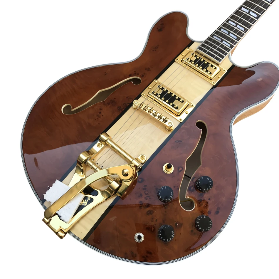 

OEM Jazz electric guitar, rosewood fingerboard, double convex surface, tremolo system free delivery