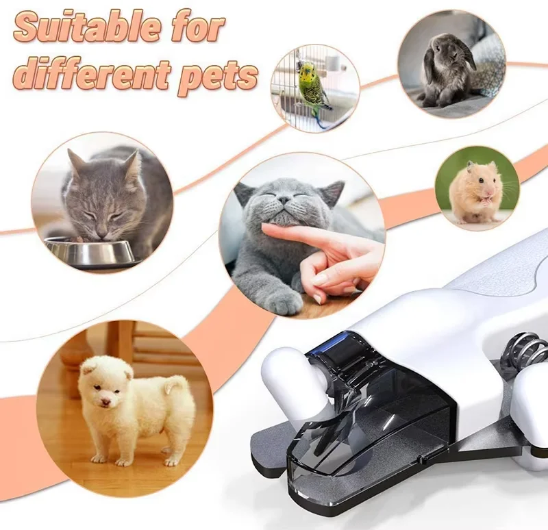 LED Pet Nail Clippers Professional Cats Claw Blood Line Scissors Dog Nail Trimmer Grooming Cutter for Animals Pet Supply pet nail clipper pet nail scissors