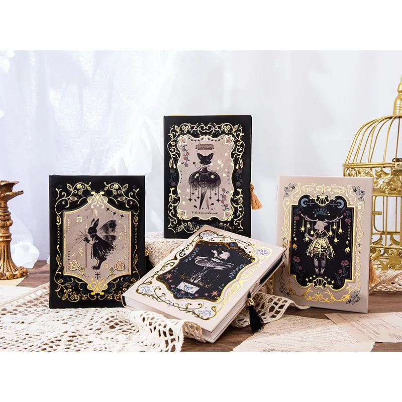 

The Mysterious Palace Creative Vintage Floral Design Fairytale Journal Book 224P Colorful Free Paper DIY Planner Agenda Gift