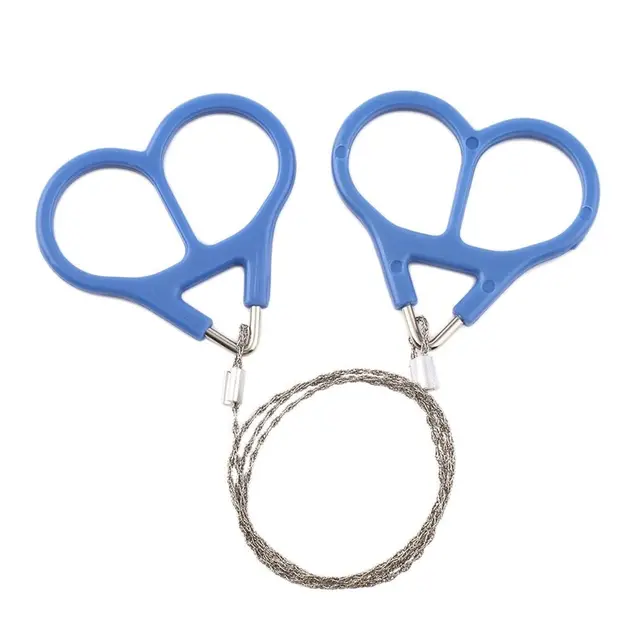 1 Db Vagy 2 Nagy Szilárdságú, Védett Acél Fűrészelt Kemping Vadászat Utazási Vészhelyzet Túléli Szerszám Rozsdamentes Kültéri Túlélés