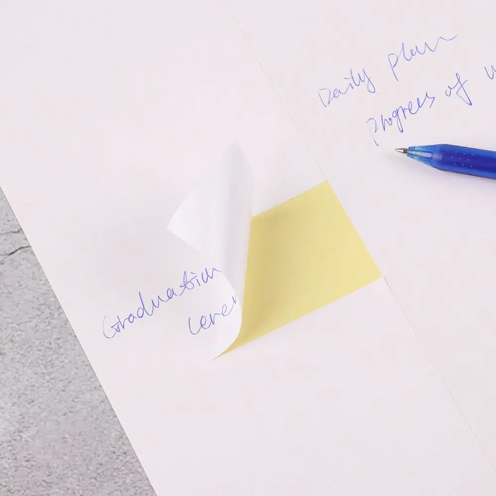 5 sheets A4 Self-adhesive Sticky Printing Labels Stickers Splitting White Paper Stickers Package Labels for Inkjet/Laser Printer thermal label paper printable vinyl sticker paper