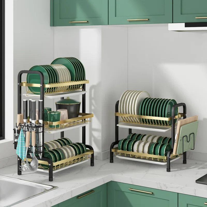 

Kitchen shelf dish dish storage rack draining rack home put bowl rack chopsticks storage box cupboard