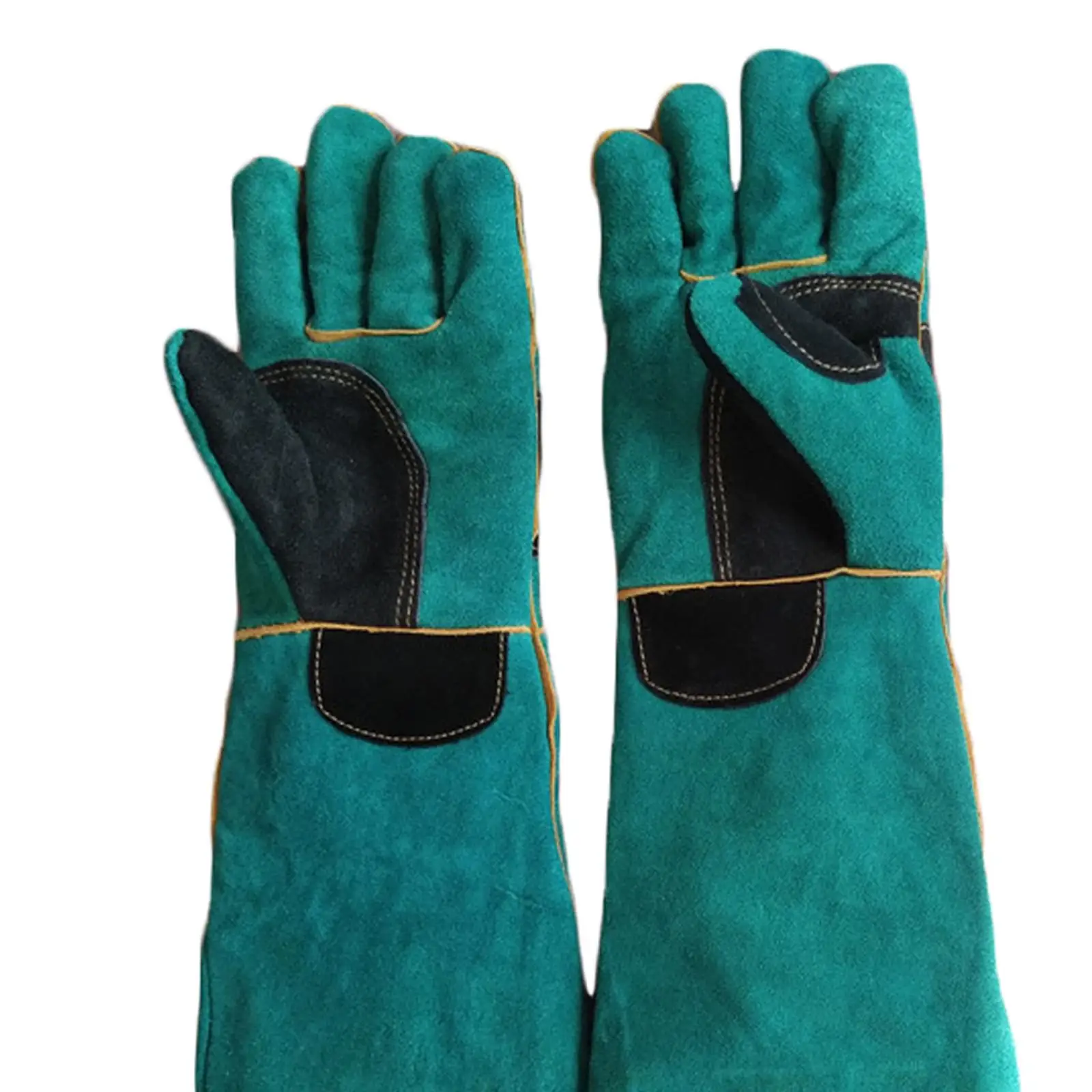 Animal Gloves Thickened Cowhide for , Wipe Clean with A Damp Cloth