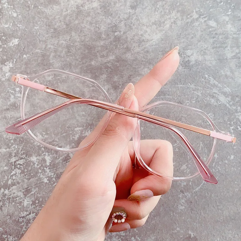 Myopia Glasses Women Transparent Computer Glasses Anti Blue Light Eye Glasses for Men Girls Clear Shortsighted Eyewear 0 To -600 2