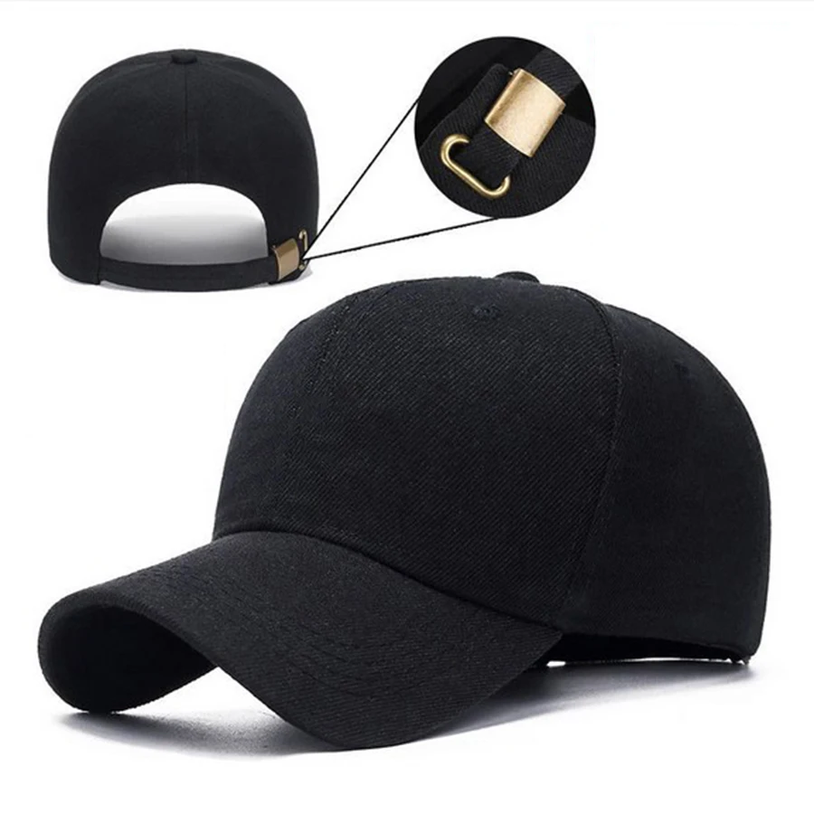 1 Piece Solid Color Baseball Cap for Women Men Cotton Unisex Hats for Casual Outdoor Sunscreen Windproof and Warm Black/White 2