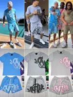Vêtements en coton tendance, t-shirt décontracté d'été, shorts, Central Cee Y2k, vêtements pour femmes et hommes, tenue, t-shirts, streetwear, hauts, shorts 3