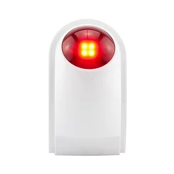 Wireless Outdoor Siren with 130dB Volume, Battery - Powered for Home Security Systems (EU Plug)