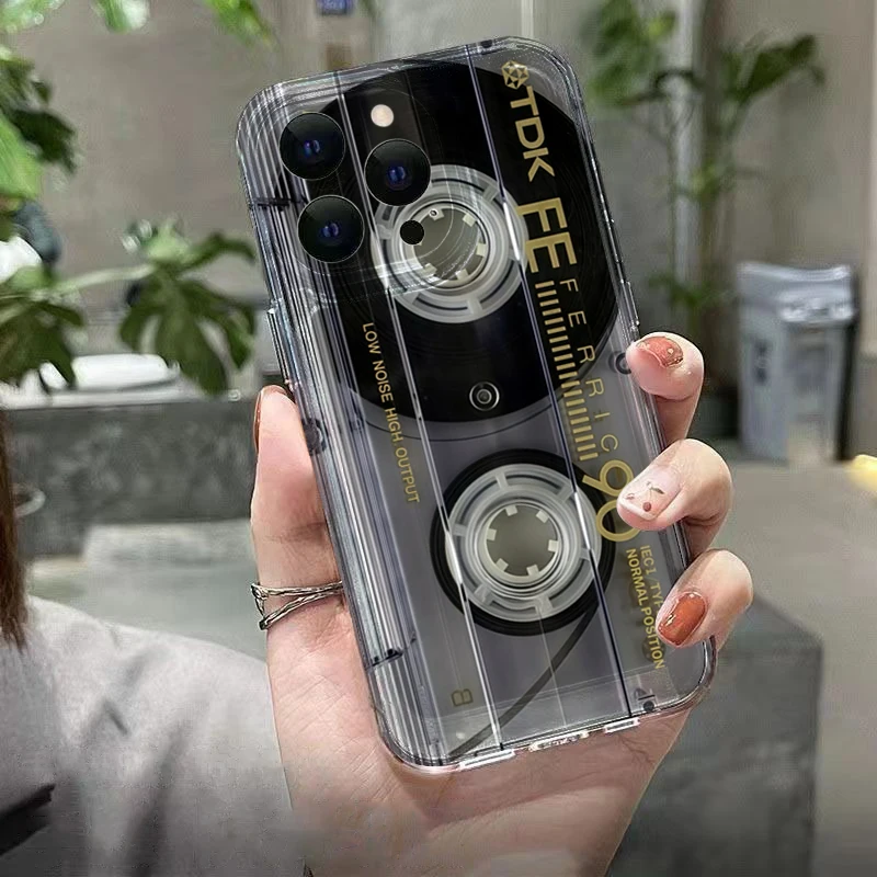 Vintage Cassette Tape TPU Protective Phone Case