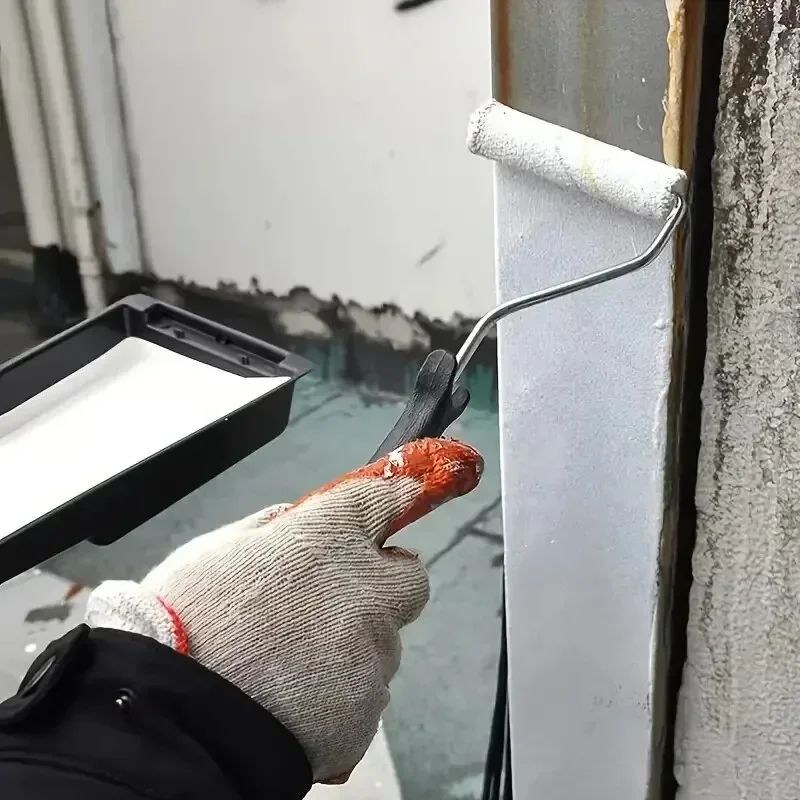 11-Piece Professional Paint Roller Kit - 4 inch Roller Covers & Frame for Smooth Wall Painting, Ideal for Hotel/Restaurant Use