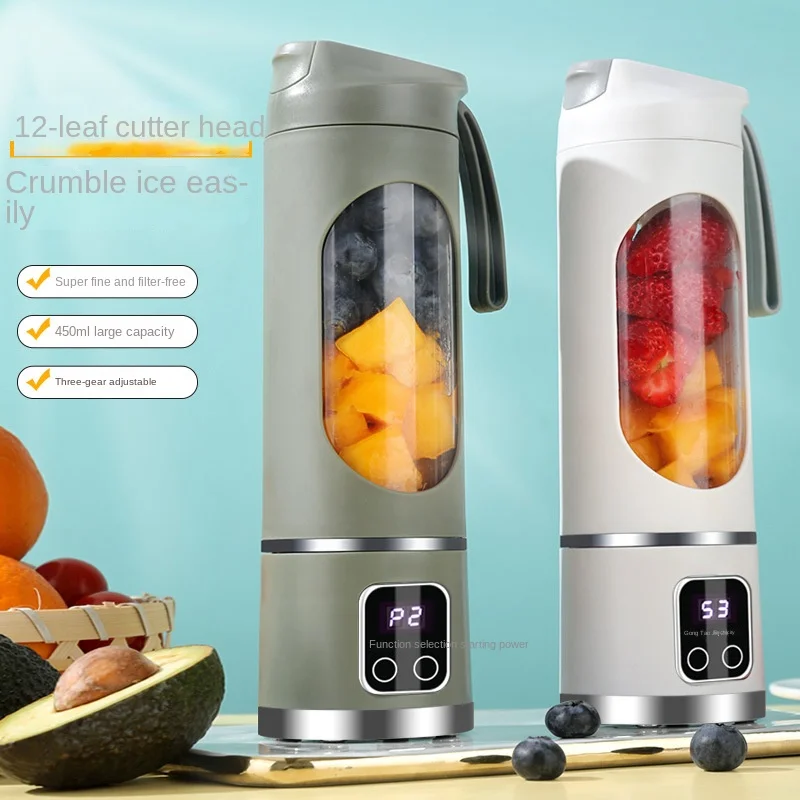 Portable Electric Juicer Blender with Display