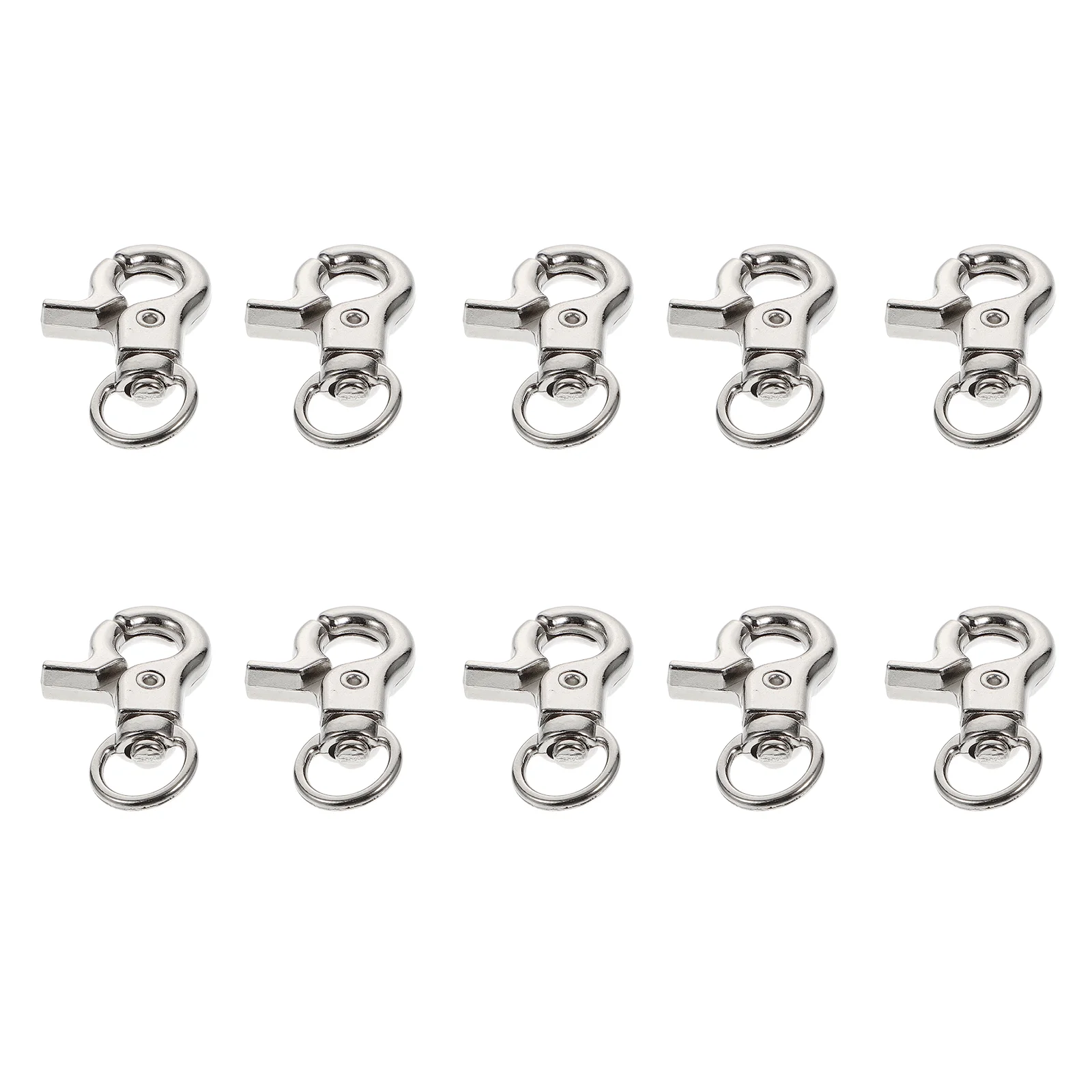 

Degree Swivel Spring Buckle Pets Cage Hook Belt Clip Cage Door Safety Clip Parrot Cage Hook Clip Metal Swivel Clips