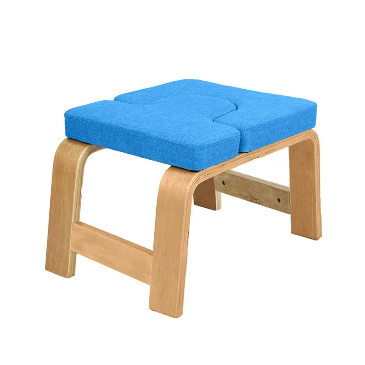

Multi-function Bench Wooden Headstand Invert Yoga Stool