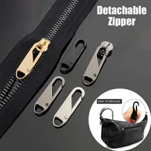 

2/6/8Pcs Universal Zipper Pull Removable Alloy Zip Fixer for Clothing Bag Zipper Slider DIY Sewing Instant Repair Zipper