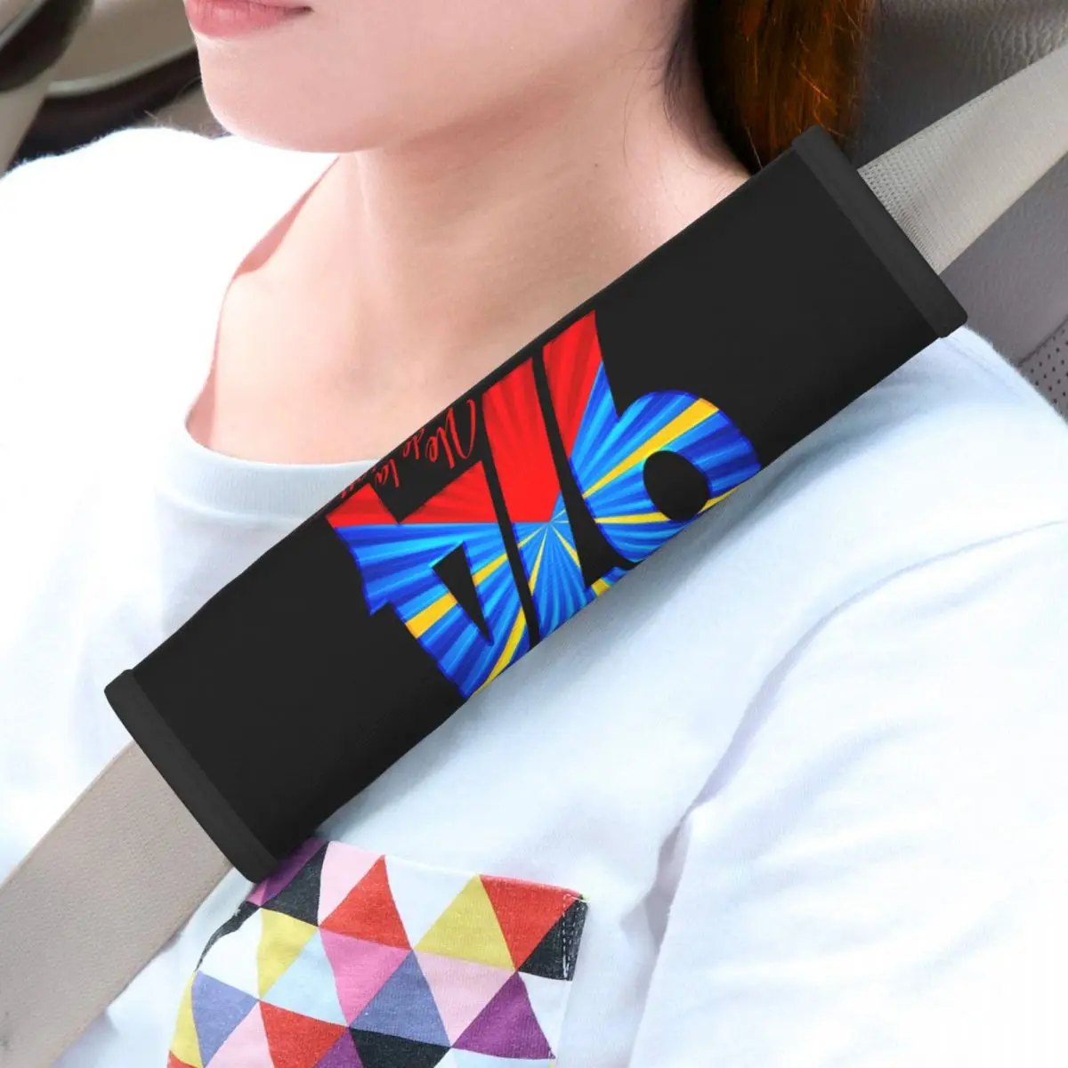 974 Reunion Island Car Seat Belt Pads 2 PCS Adjustable Reunionese Proud Seatbelt Shoulder Strap Covers