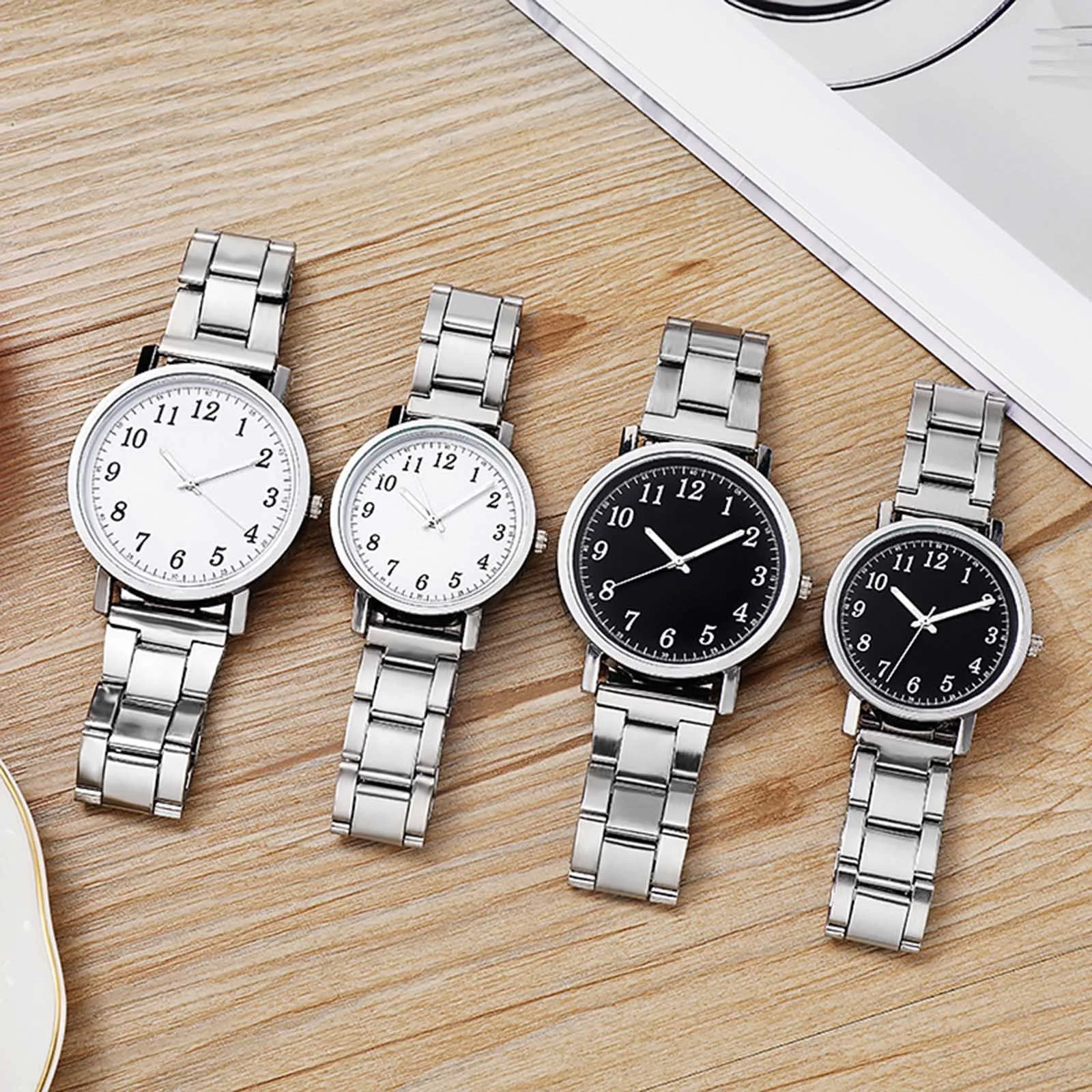 Men Luxury Watches Quartz Watch Stainless Steel Strap Casual Bracele Watch relogio masculino watch men часы мужские erkek 2