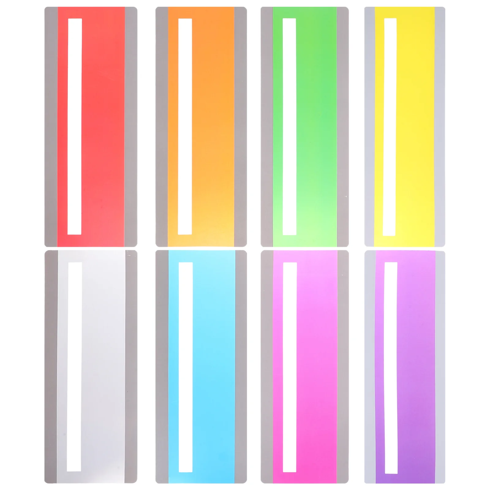 Guided Reading Strips Highlight Colored Overlays Colorful Bookmark Teaching Students Scale Ruler Reading Guide