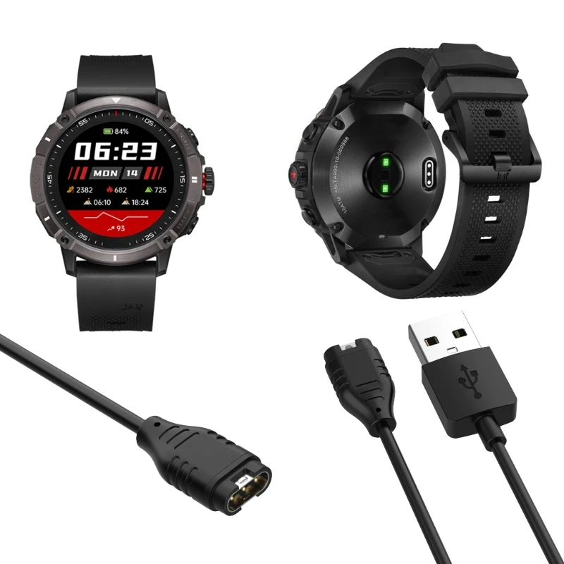 

Черный USB-кабель питания, шнур для зарядки часов для Syntime3 TA2000/Astrolink TA600/Syntime2 TA900, поддержка передачи данных