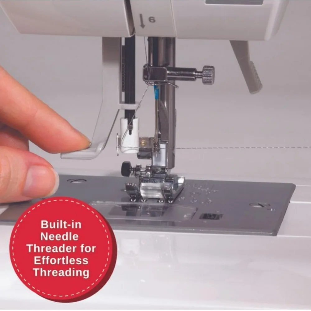C7290Q Computerized Sewing & Quilting Machine with Extension Table, 12 Presser Feet & Accessories|417 Stitch Applications 6