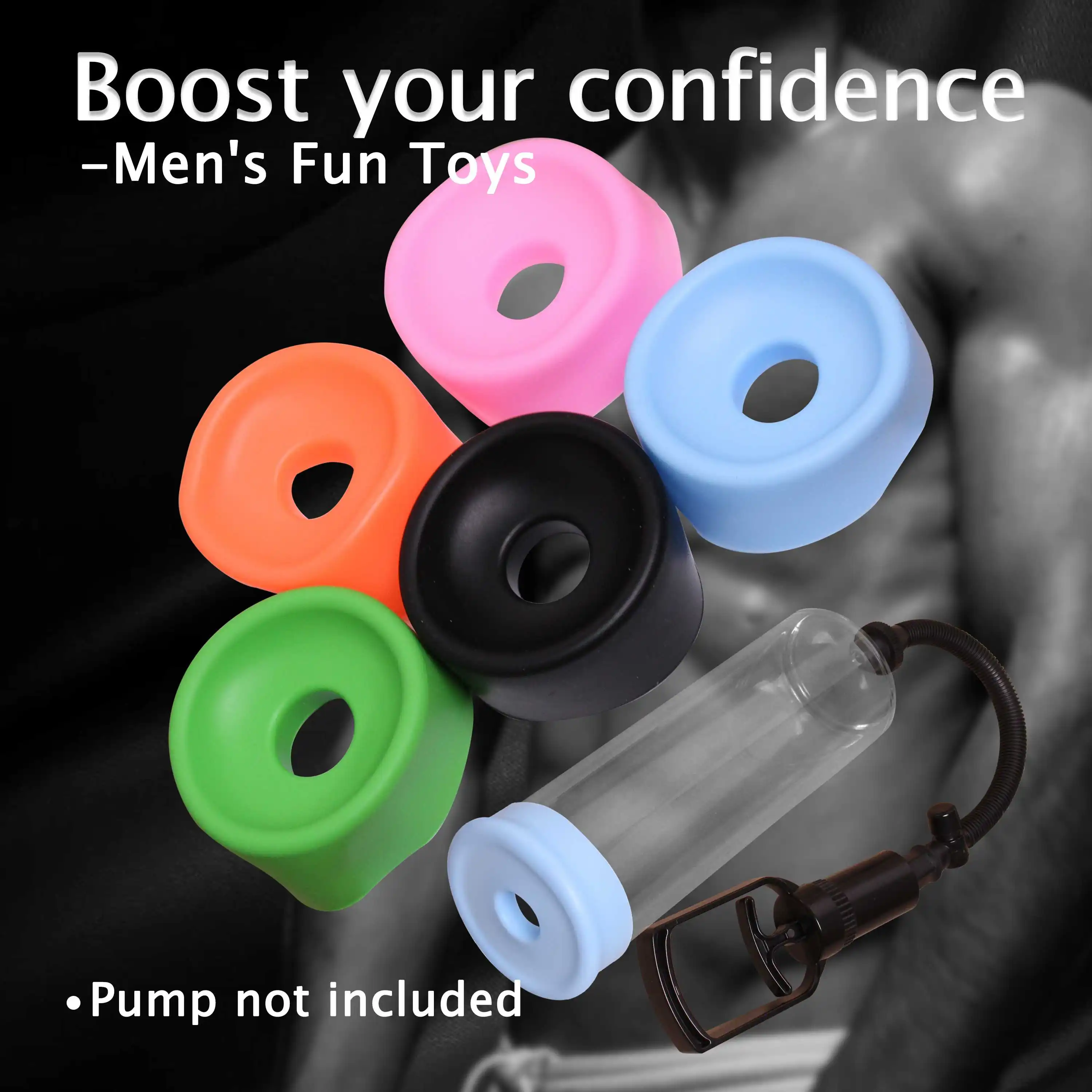 Silikon Manschetten Potenzpumpe Silicon ERSATZMANSCHETTE Potenzpumpe  Penispumpe 3er Set 2,5, 3,0 Elektrische Massagegerte