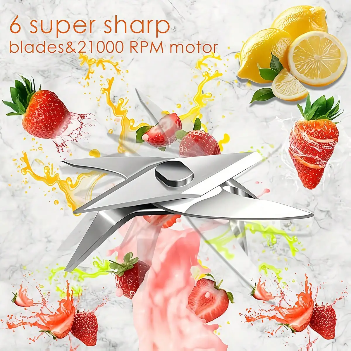 Portable Smoothie Blender Cup 6