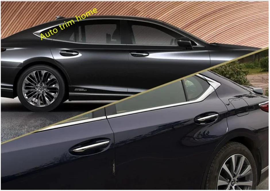 Car Style Outer Door Handle Trim Cover Accessories Protector Decoration Exterior Sticker For Lexus ES ES200 ES260 ES300H 2018 +