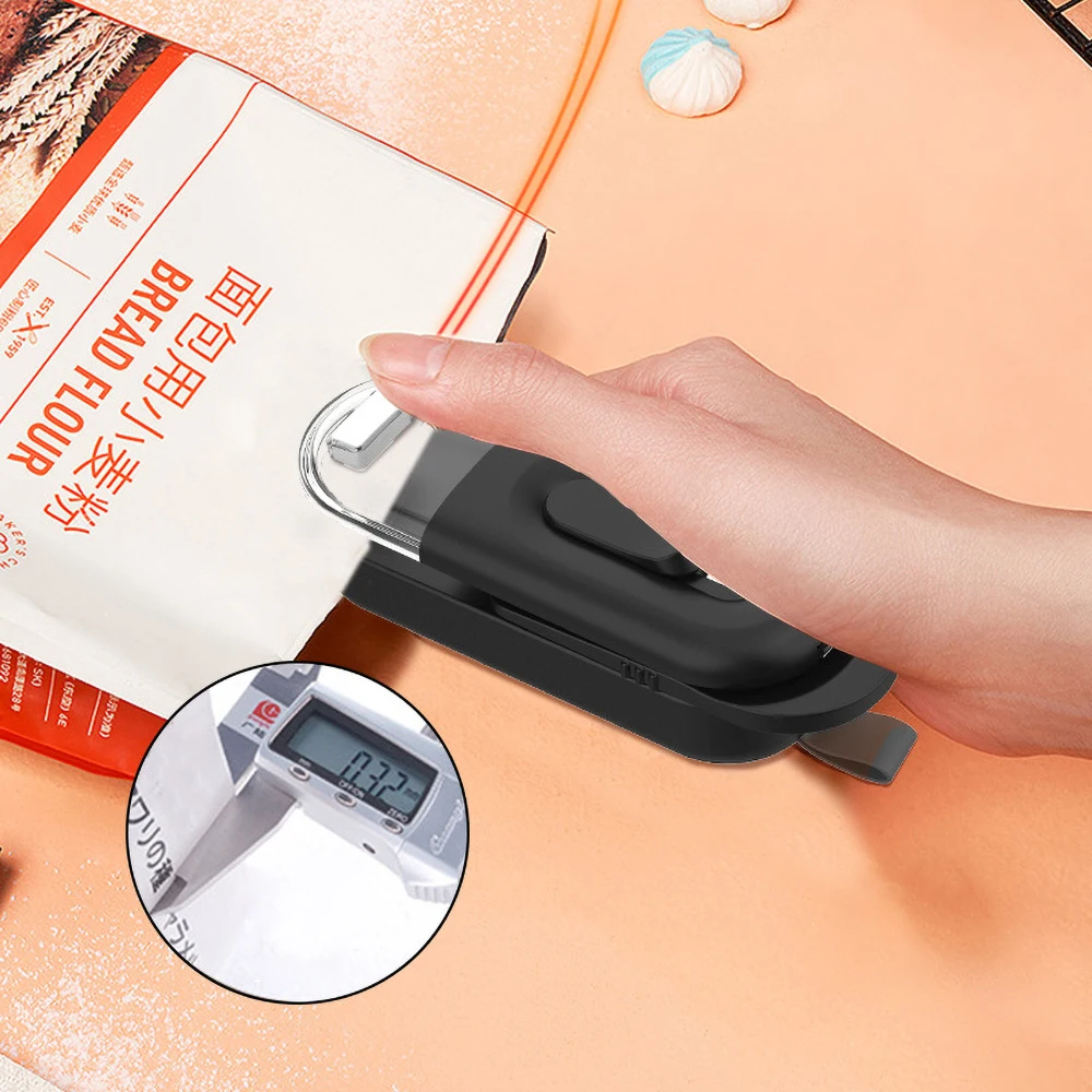 Bag Sealer Kitchen Organizer Bag Sealing Machine Plastic Packaging Sealer Shut the Thermal Bags Home Organization and Storage 2