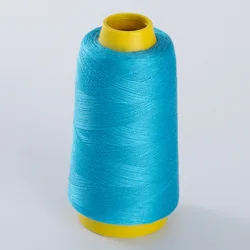 High - Quality Durable Polyester Sewing Thread - 1300 Yards for Professional Embroidery and Home Needlework (Light Lake Blue)