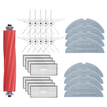 

Main Side Brush Hepa Filter Mop Cloth Accessories for Roborock S7 T7S Plus Robot Vacuum Cleaner Spare Parts