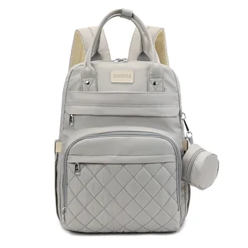 Mom Dad Backpack with Changing Pads Pacifier Bag Hooks for Stroller Maternity Mom Bag for Baby Accessories Diaper Bag