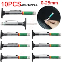 1-10PCS 25mm Car Tyre Tire Tread Depth Gauge Meter Caliper Thickness Gauges Monitoring System Tire Wear Detection Measuring Tool 1