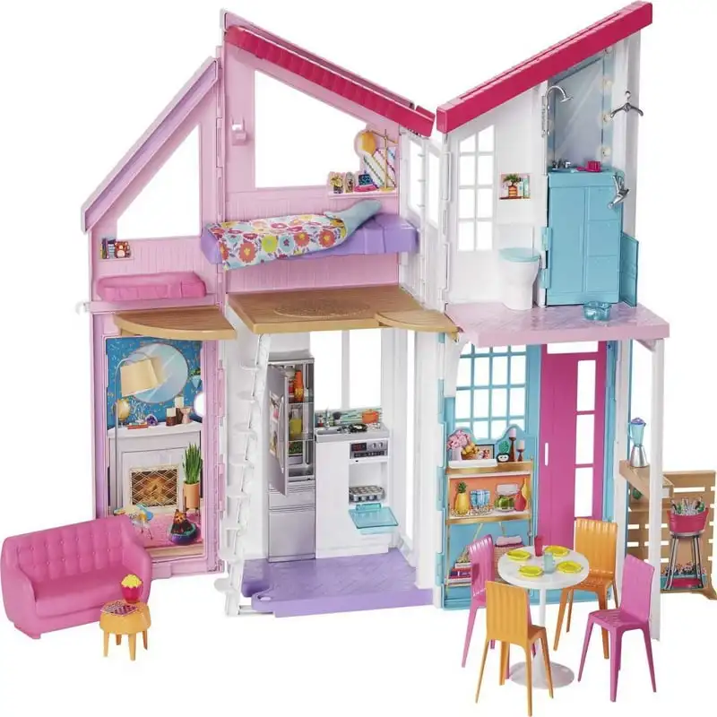 

House Dollhouse Playset with 25+ Furniture and Accessories (6 Rooms)
