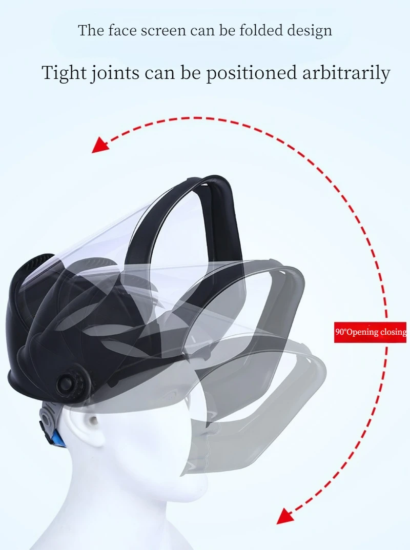 Casque De Soudage Auto-obscurcissant Panoramique YESWELDER - 6 Capteurs D'arc, Vue Couleur Réelle, Pour Soudeurs Pros Et Amateurs