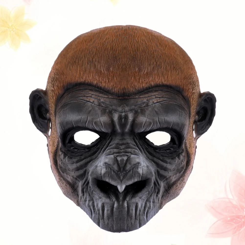 

Halloween Gorilla Mask Novelty Monkey Orangutan Chimp Masks Funny Party Masquerade Mask Full Head Animal Mask Halloween Costume