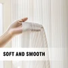 Sunset Blinds Style White Sheer Curtains For Living Room Vertical Stripes Grille Tulle Curtain Home Decor Custom Size 4