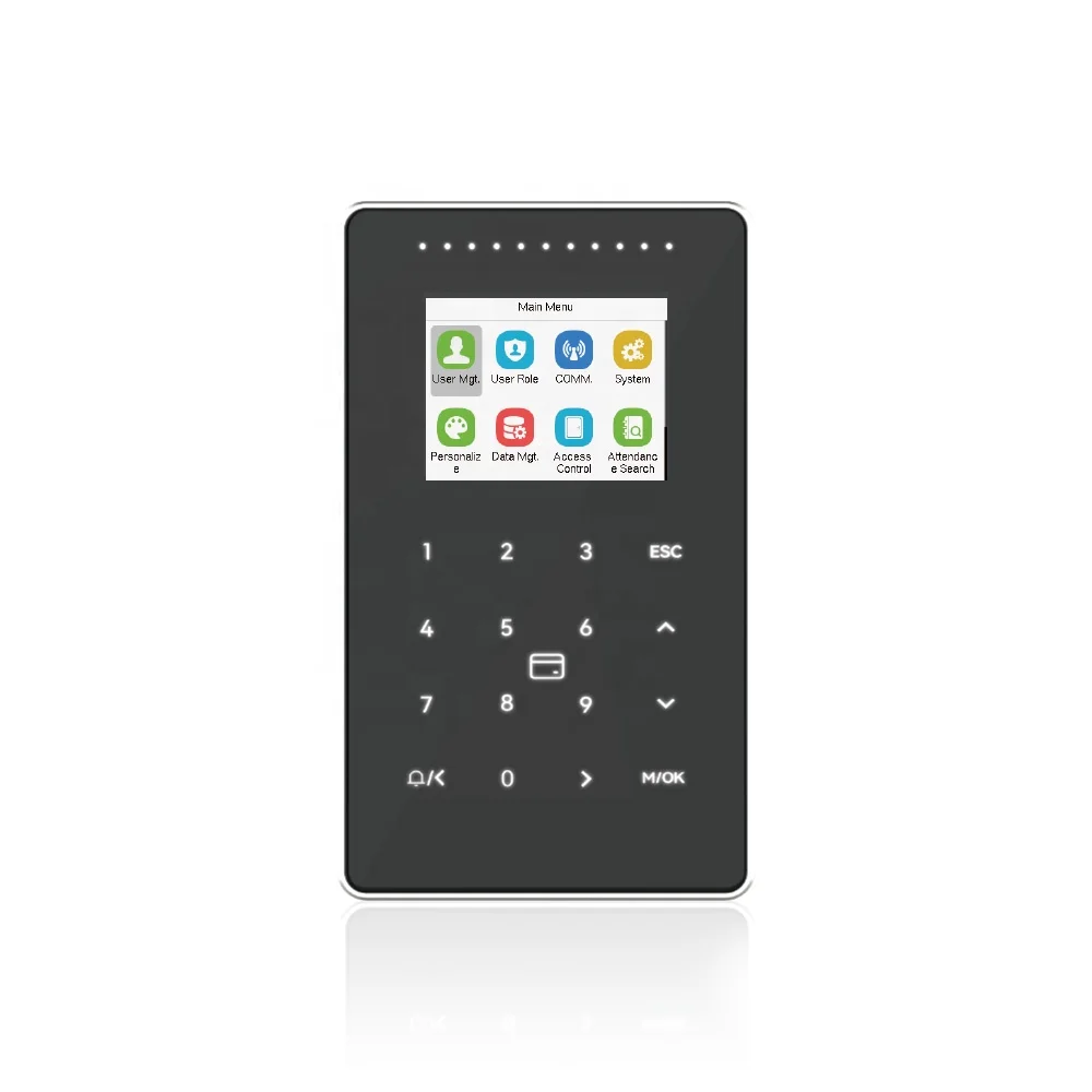 IP65 방수 RFID 시스템 번호 출퇴근 기록 시스템 카드 리더 접근 제어 TCP/IP SC800 포함