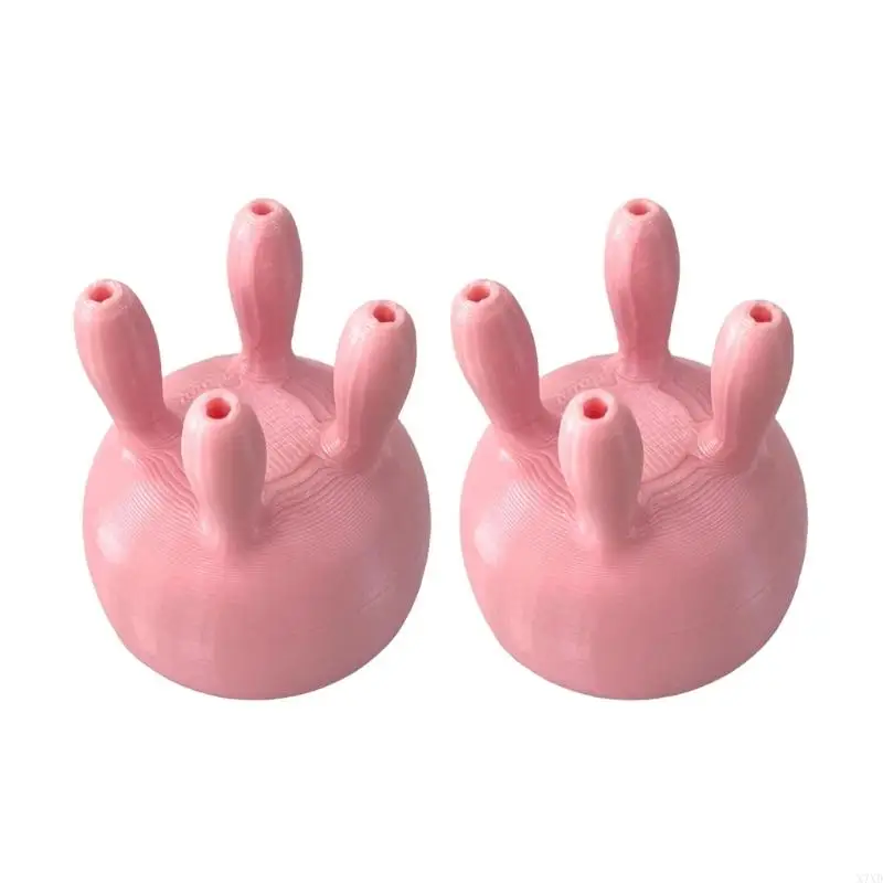 Food Cover X7XD 2 Pieces Cow Udder Milk Box Caps Reusable Silicones Milk Carton Stoppers Bottle Pourer Lids Spill Prevention