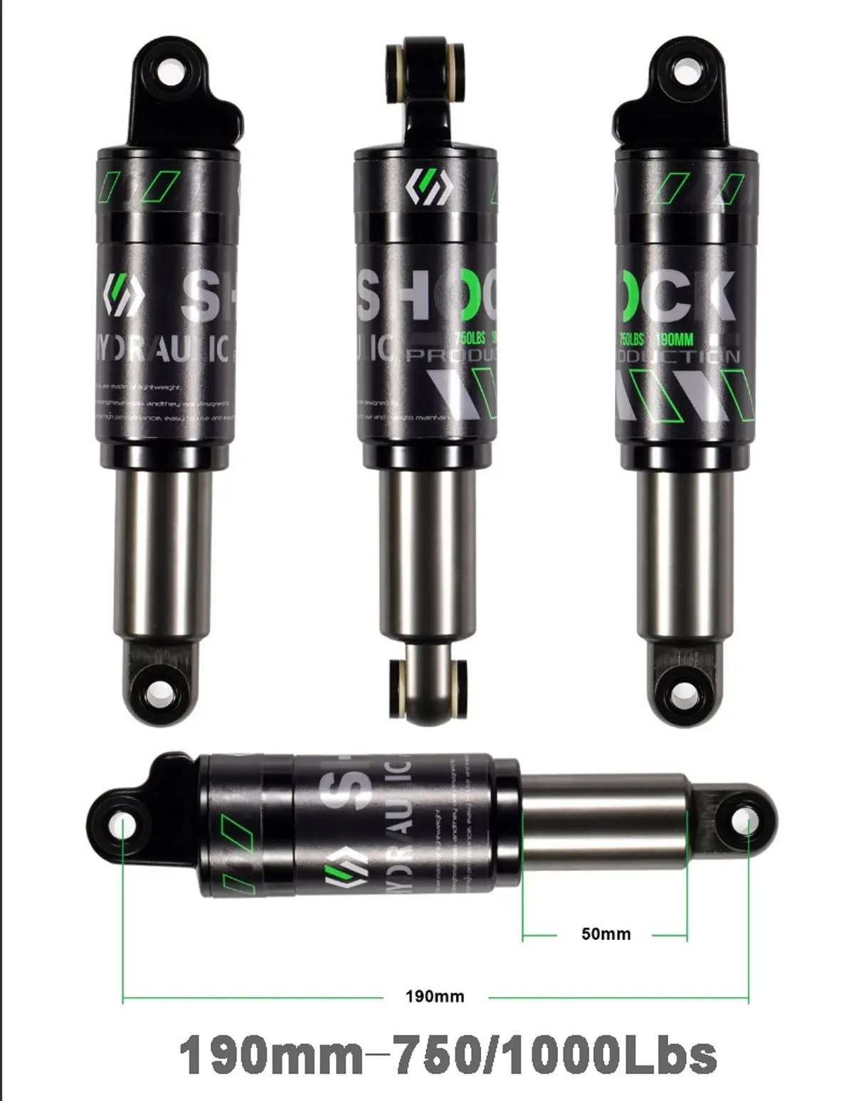 Jeu De Tiges De Vélo VTT Réglables 60° - 28,6 X 31,8/25,4 Mm, Longueur 90-130 Mm, Alu 6061